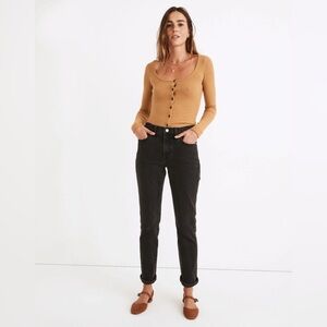 Madewell Black Boyfriend Jeans